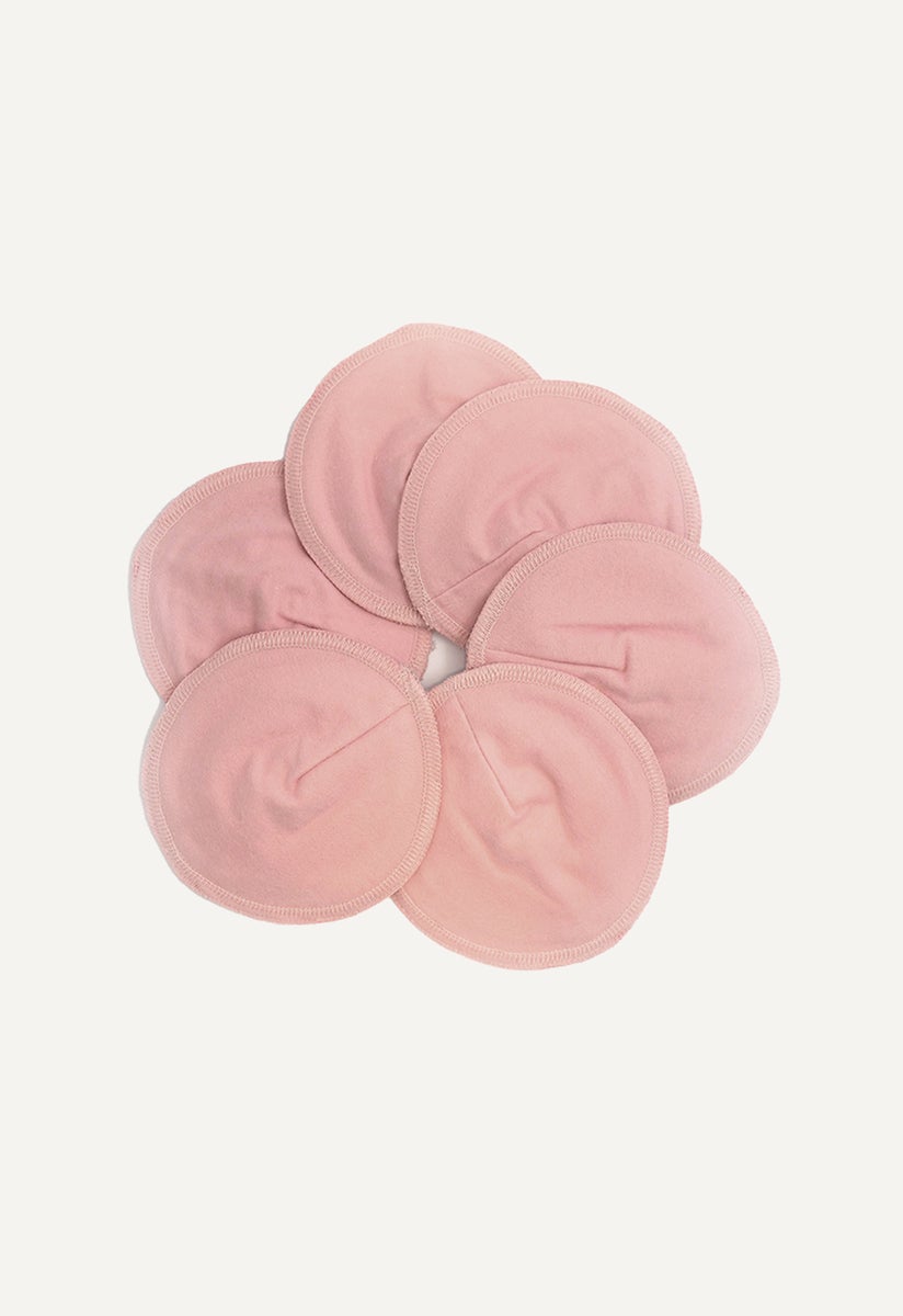 Nursing pads in organic cotton - Pink