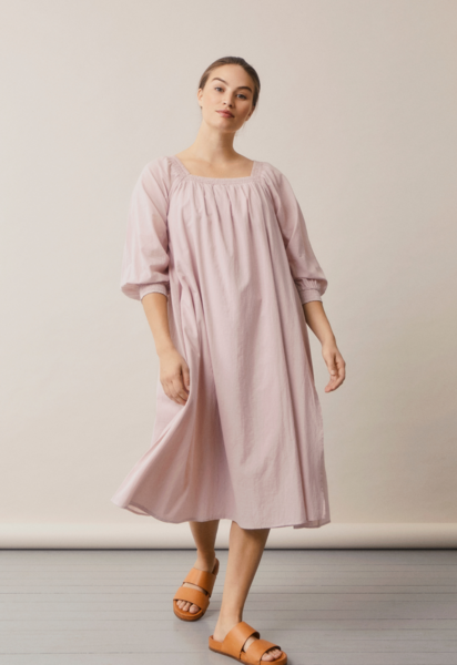 Poetess Dress Pebble