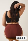 Period Underwear - High waist - Heavy flow - Dark Red