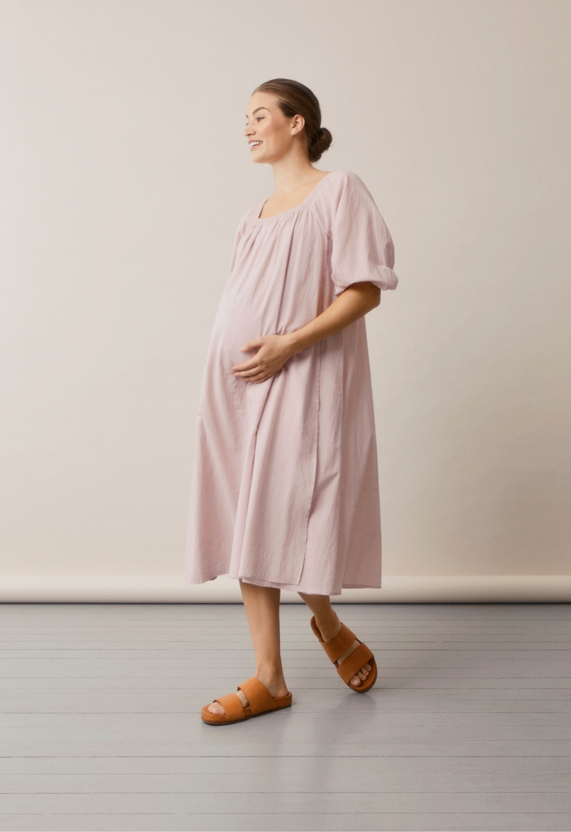 Poetess Dress Pebble