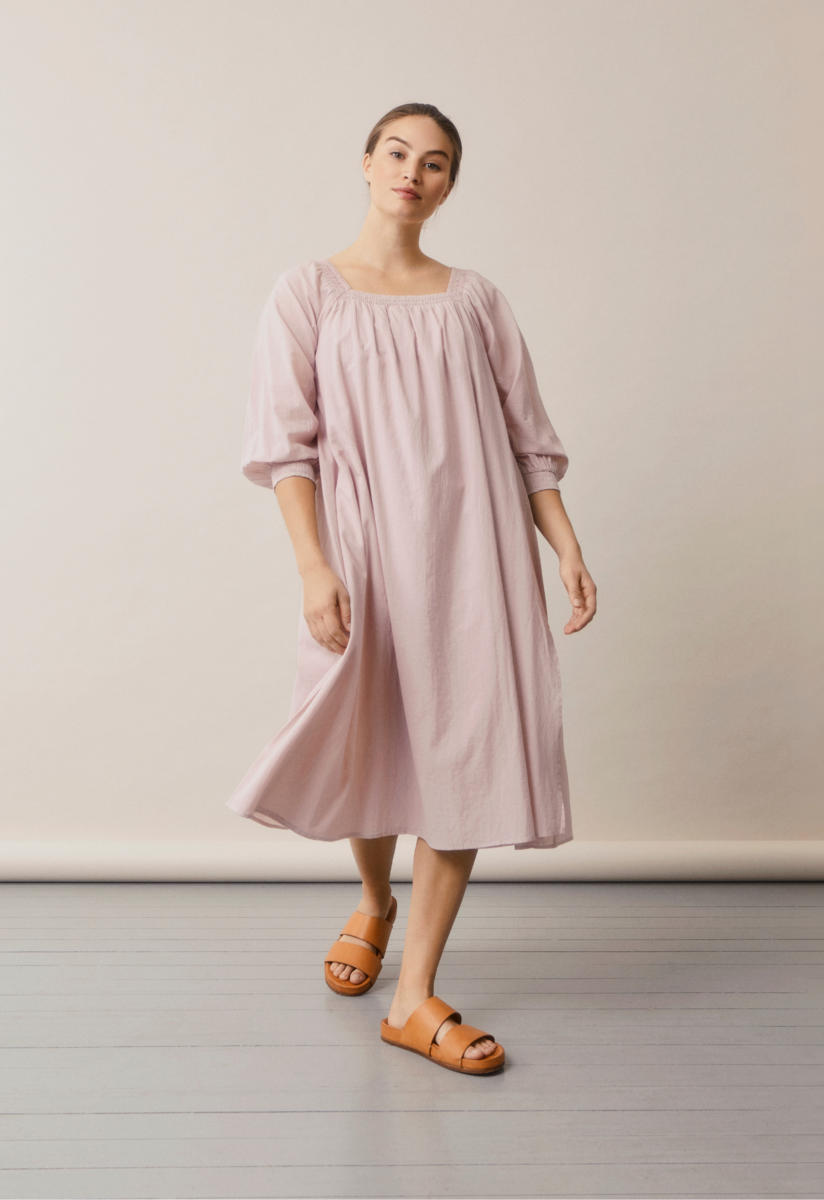 Poetess Dress Pebble