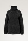 Wool pile sweater - Black