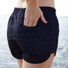 Swim Shorts - Anthracite Petal