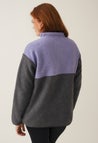 Wool pile maternity pullover 90s - Lilac