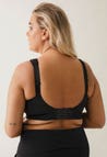 Firm wireless nursing bra 34C - 44F - Black