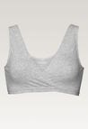 Soft nursing bra - Grey Melange