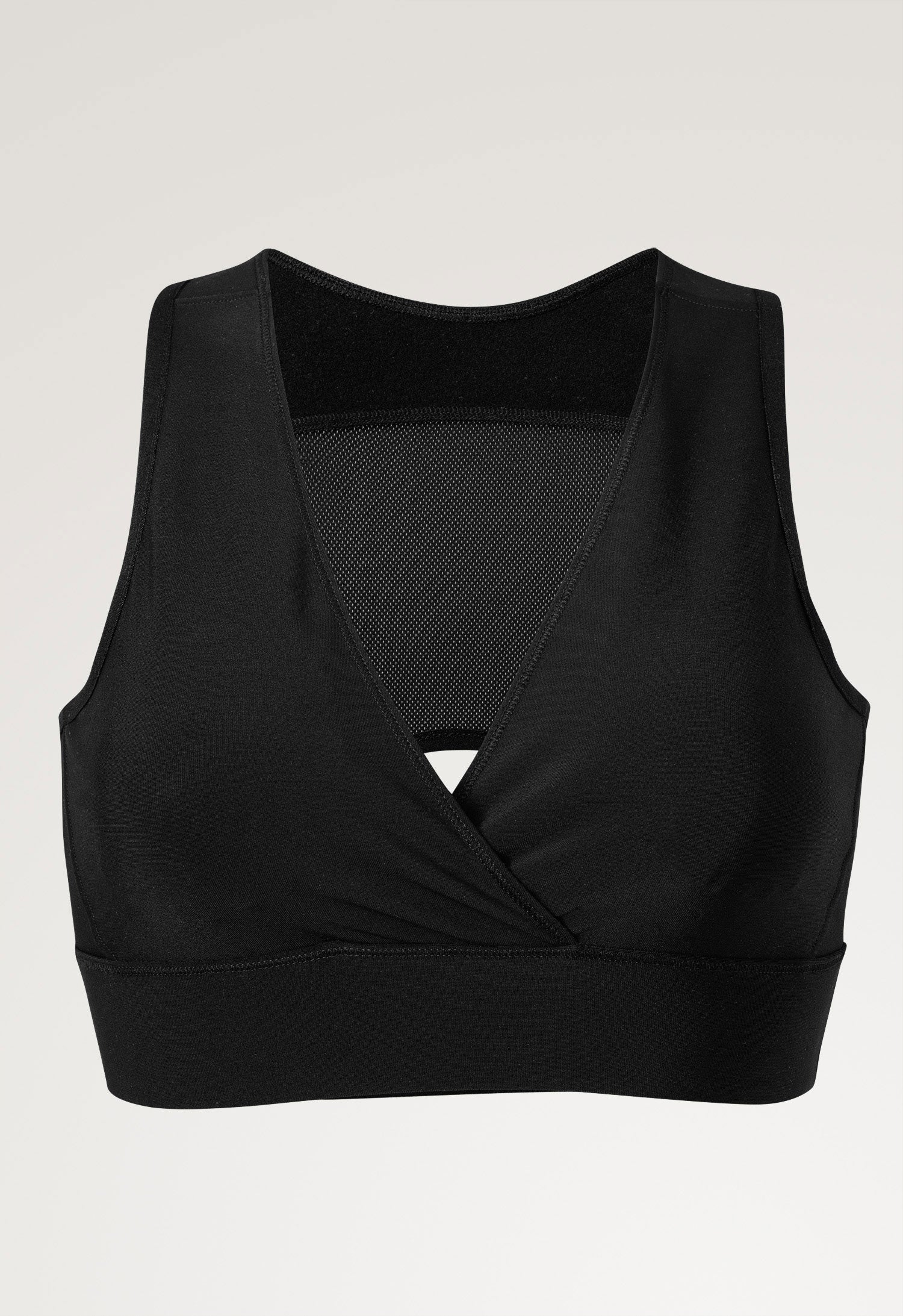 Tech-fleece nursing bra - Black