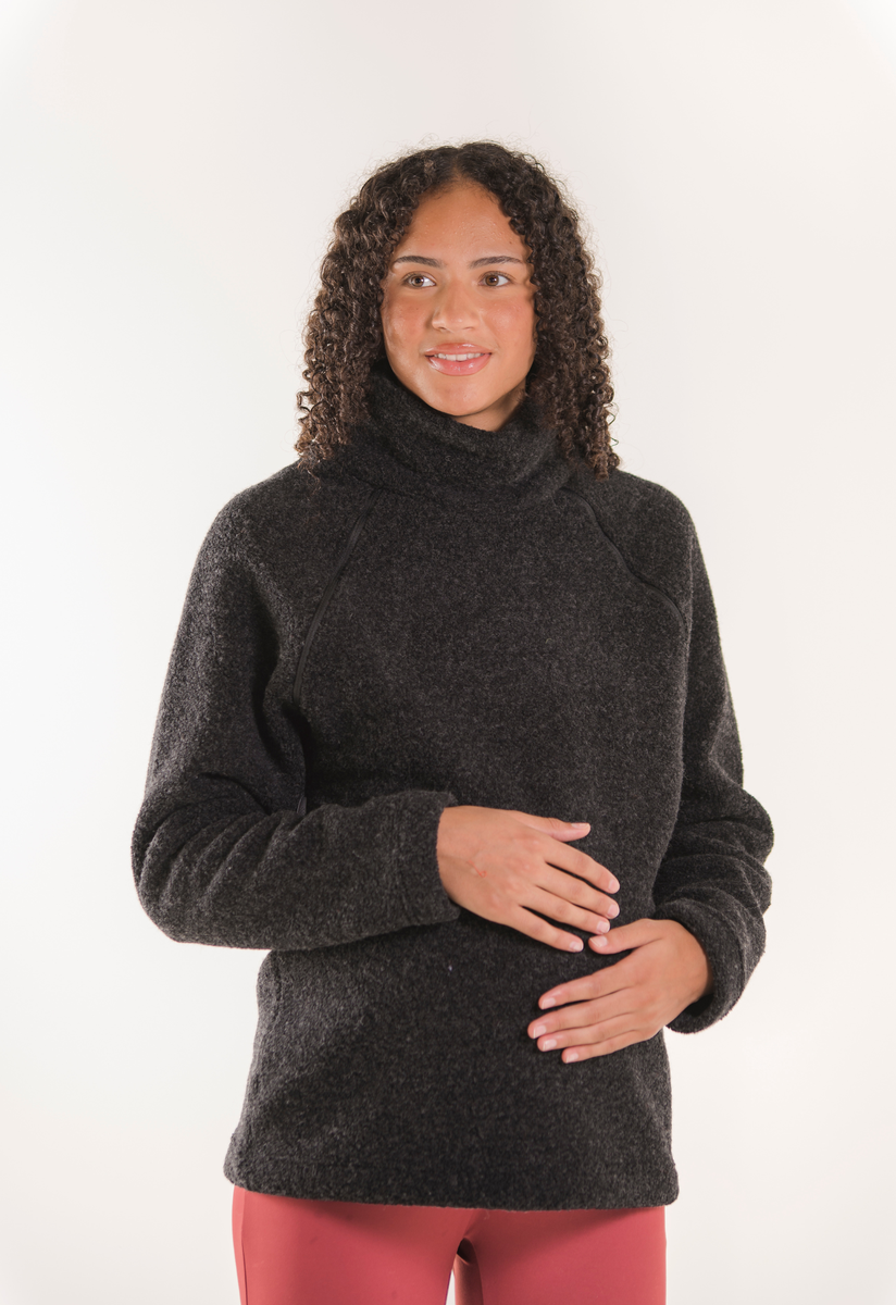Boob Design Wool pile sweater - Black