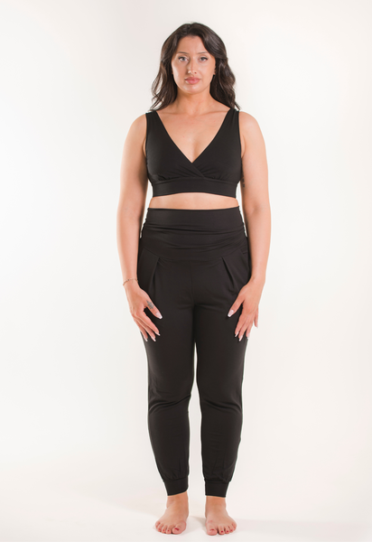 Soft maternity pants - Black