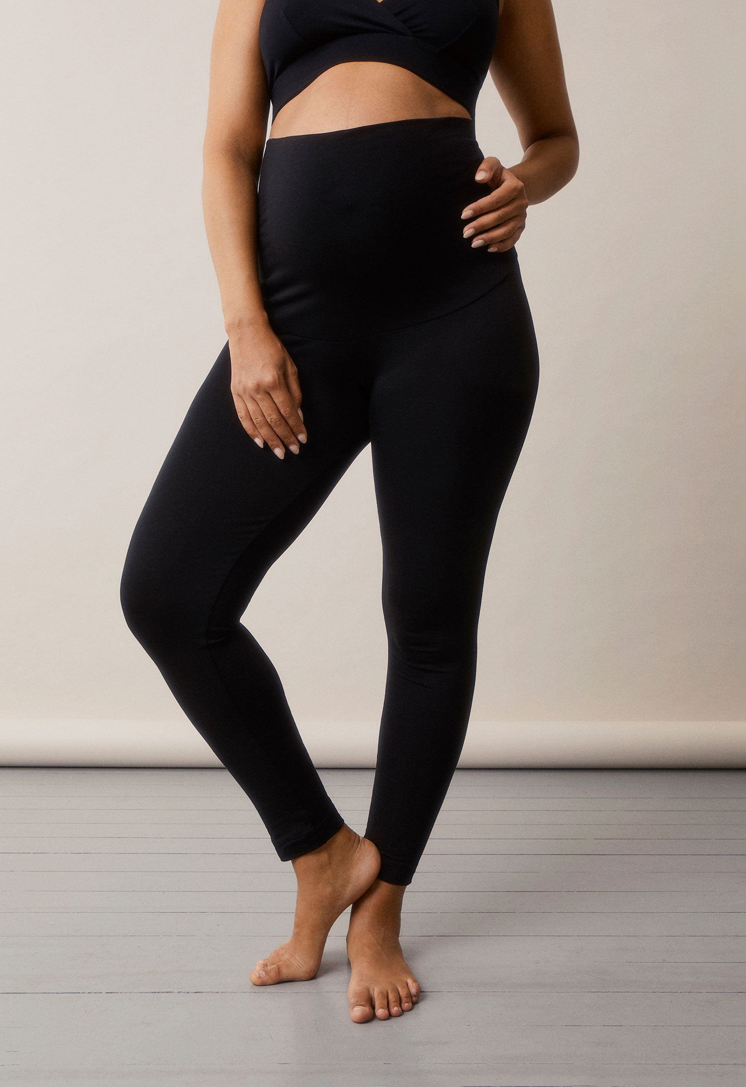 Maternity leggings Lyocell - Black