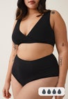 Period Underwear - High waist - Heavy flow - Black