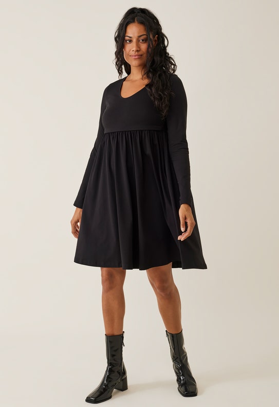 Maternity babydoll dress - Black - XL Maternity babydoll dress - Black - XL