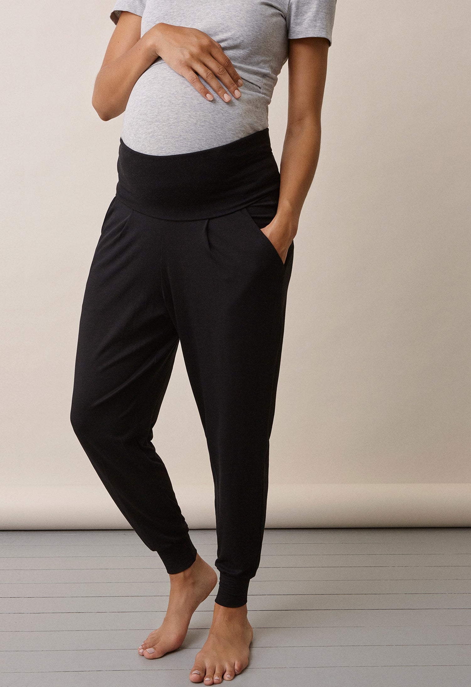 Soft maternity pants - Black