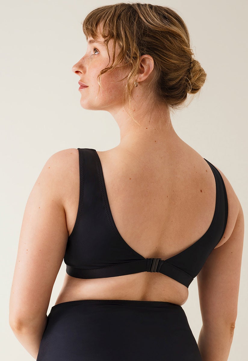 Nursing bikini top - Black