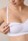 Wireless nursing bra - White