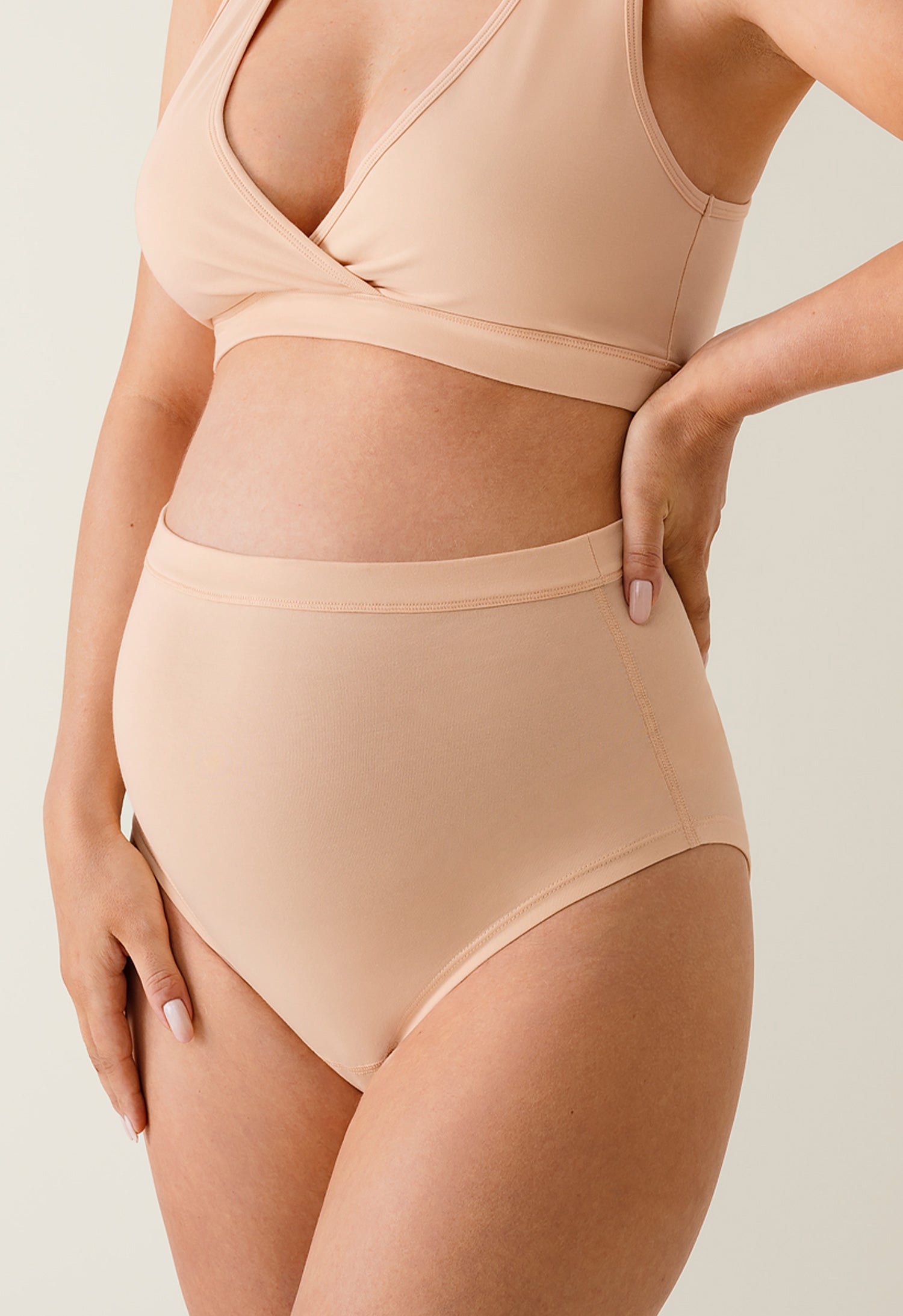 Essential maternity briefs - Beige/Apricot