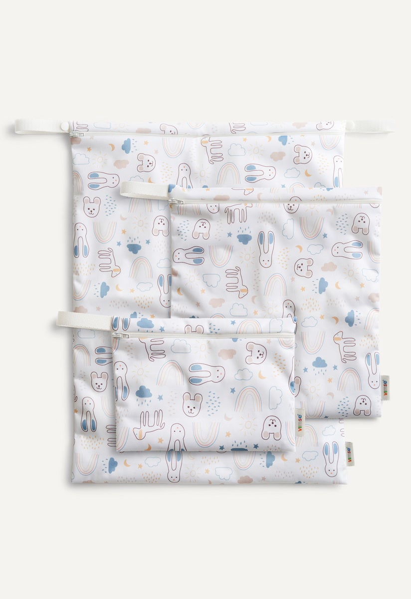 Storage bag - White Teddy