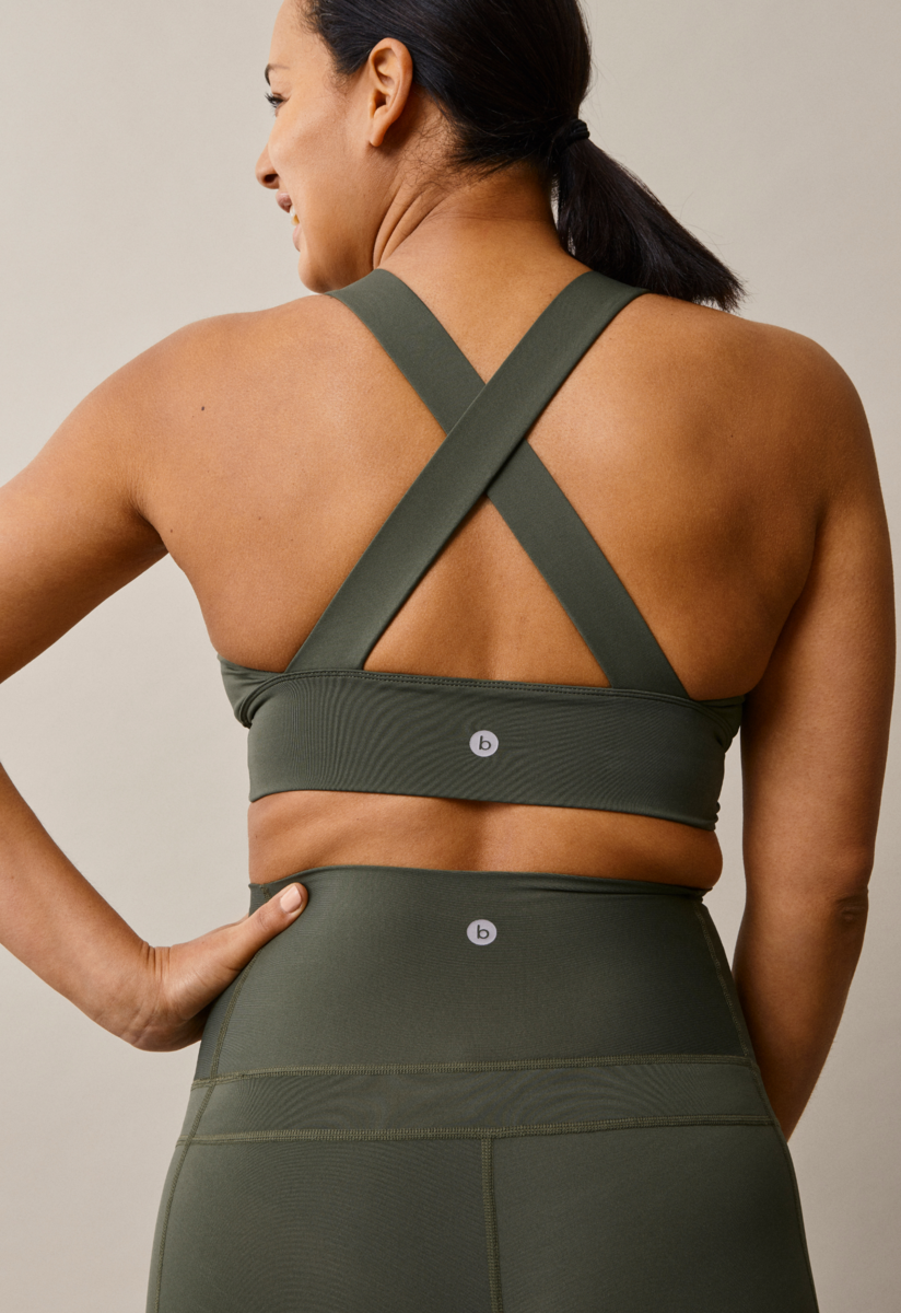 Flow sportbra - Seaweed