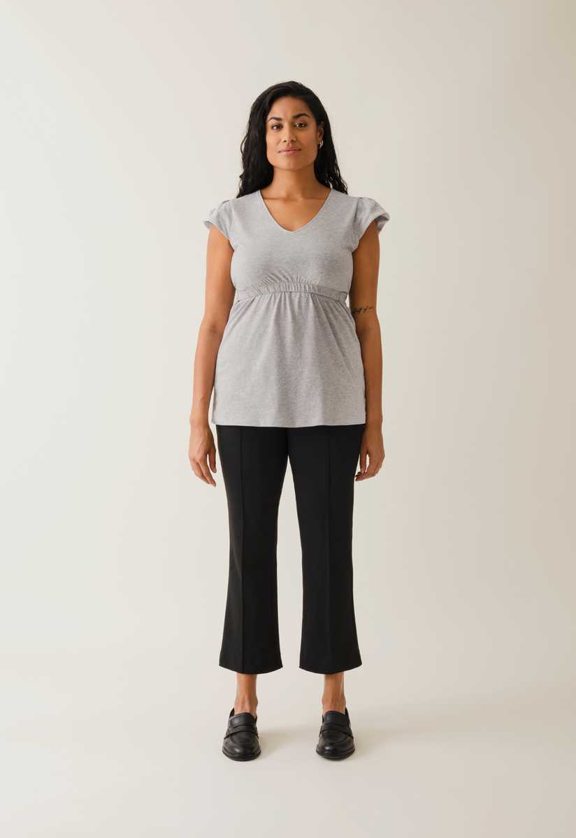 Boob Design The Shirt Frill - grey melange