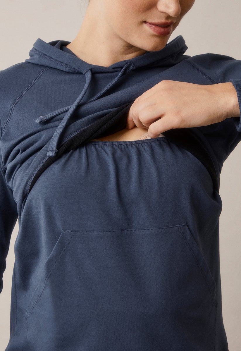 B Warmer Hoodie - Thunder Blue