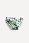 Swim Diaper with side buttons - Green Shapes